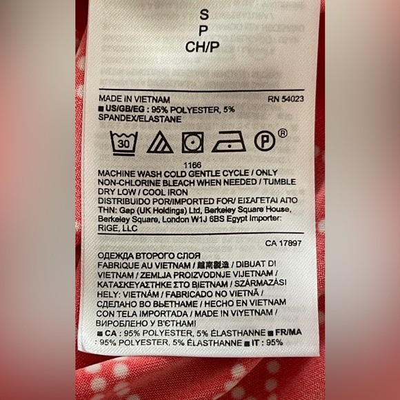 Banana Republic‎ Coral Tie Wrap Dress in Small - Picture 8 of 8